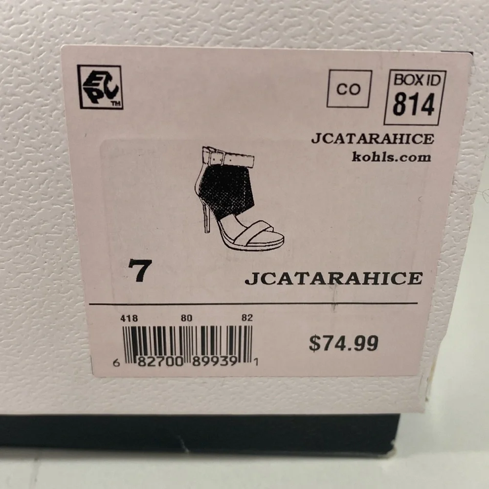 Juicy Couture Women's JCATARAHICE Platform Zip Up Ankle Platform Heels NWOB Sz 7